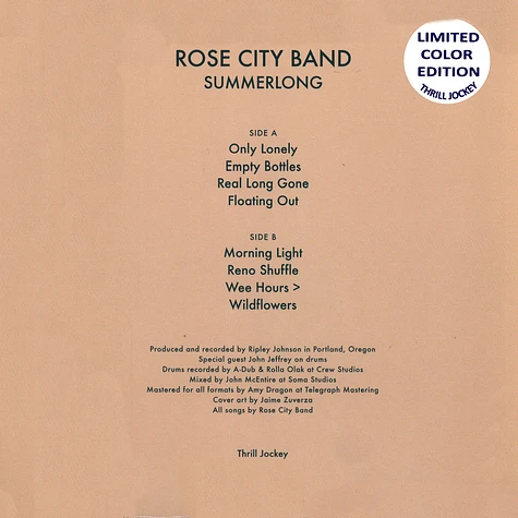 Rose City Band - Summerlong - Ltd. Color Vinyl