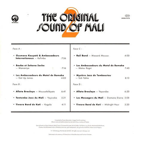 V.A. - The Original Sound Of Mali 2