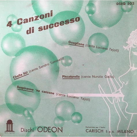 Luciano Tajoli, Sandro Tuminelli, Nunzio Gallo - 4 Canzoni Di Successo