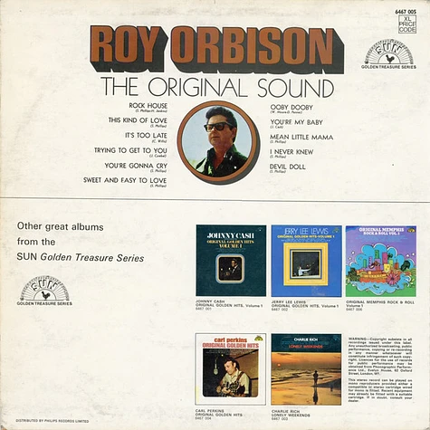 Roy Orbison - The Original Sound