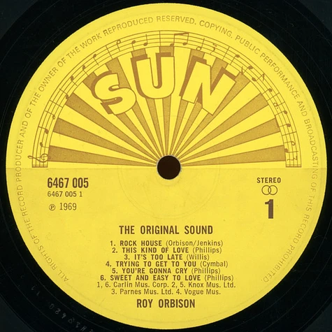 Roy Orbison - The Original Sound