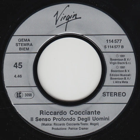 Riccardo Cocciante - Vivi La Tua Vita