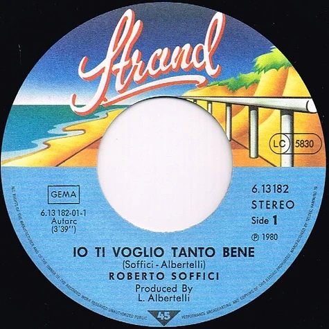 Roberto Soffici - Io Ti Voglio Tanto Bene