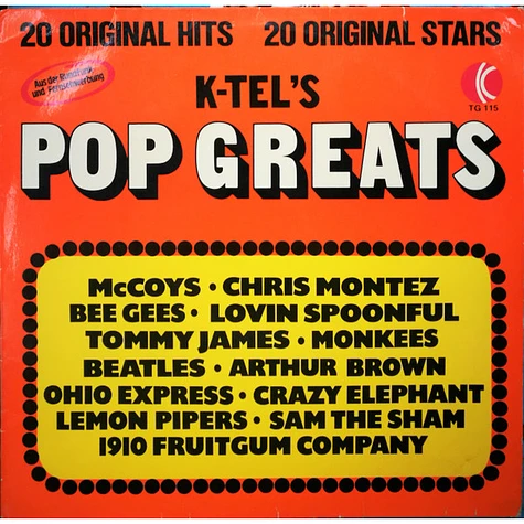 V.A. - K-Tel's Pop Greats