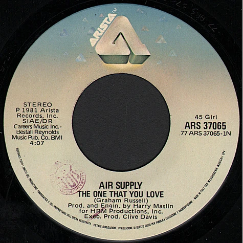 Air Supply - The One That You Love