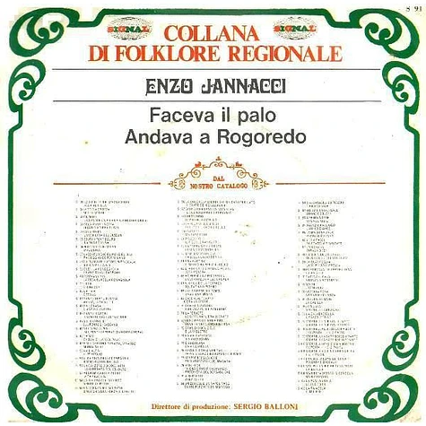 Enzo Jannacci - Faceva Il Palo / Andava A Rogoredo