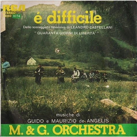 Guido & Maurizio De Angelis Orchestra - Verde / È Difficile