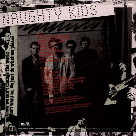 Kids - Naughty Kids Record Store Day 2025 Splattered Vinyl Edition