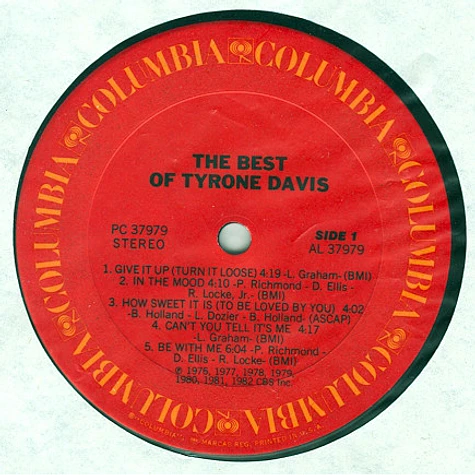 Tyrone Davis - The Best Of Tyrone Davis