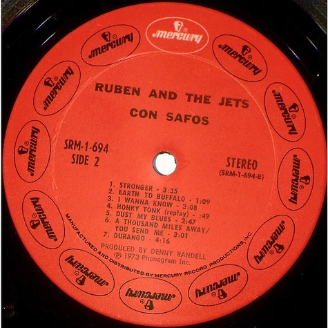 Ruben And The Jets - Con Safos