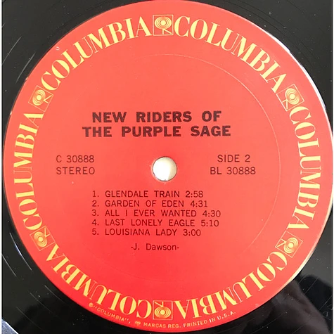 New Riders Of The Purple Sage - New Riders Of The Purple Sage