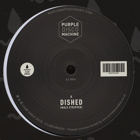 Purple Disco Machine - Dished (Male Stripper)