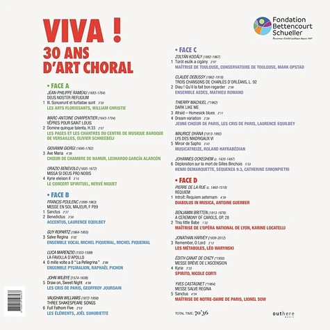 V.A. - Viva! 30 Ans D´Art Choral