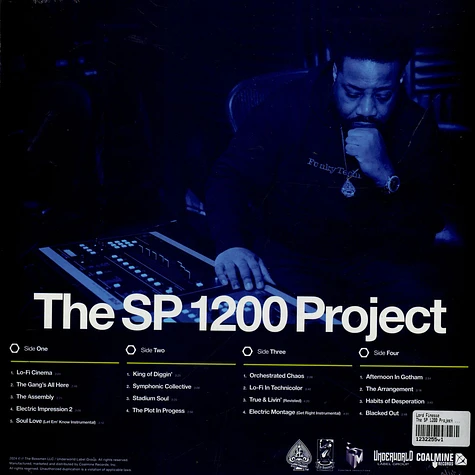 Lord Finesse - The SP 1200 Project Sounds & Frequencies In Technicolor HHV Exclusive Aqua W/ Light Blue Color-In-Color Vinyl Edition
