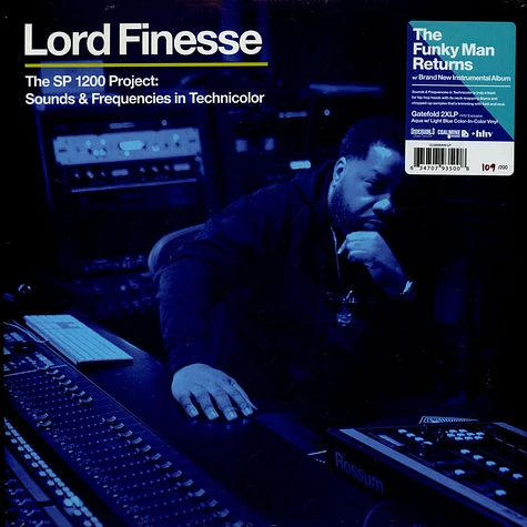 Lord Finesse - The SP 1200 Project Sounds & Frequencies In Technicolor HHV Exclusive Aqua W/ Light Blue Color-In-Color Vinyl Edition
