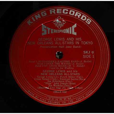 George Lewis And His New Orleans All Stars - George Lewis & New Orleans All-Stars In Tokyo