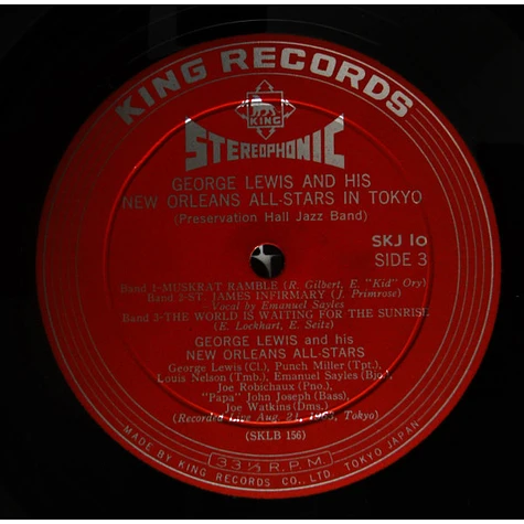 George Lewis And His New Orleans All Stars - George Lewis & New Orleans All-Stars In Tokyo