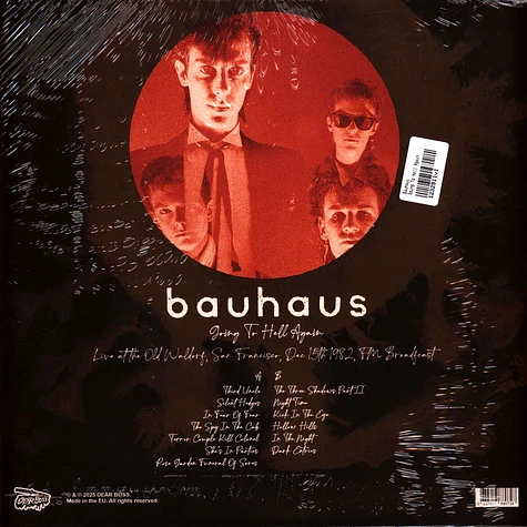 Bauhaus - Going To Hell Again: Live At The Old Waldorf San Francisco 1982 Red Vinyl Edition