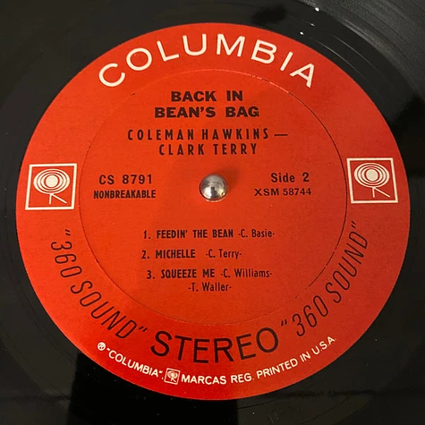 Coleman Hawkins / Clark Terry - Back In Bean's Bag