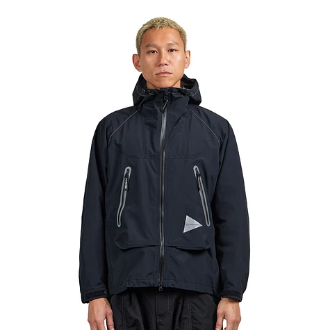 新品未使用andwander loose fitting rain jacket and Wander Loose Fitting Rain Jacket Black