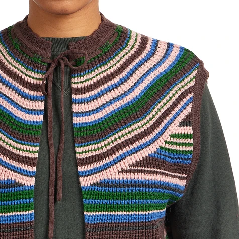 Beams Boy - Multi Striped Vest