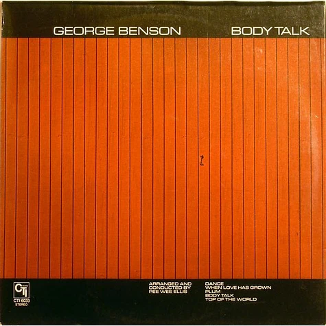 George Benson - Body Talk