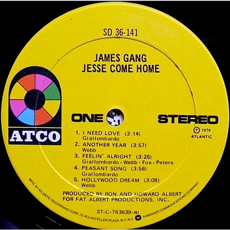 James Gang - Jesse Come Home