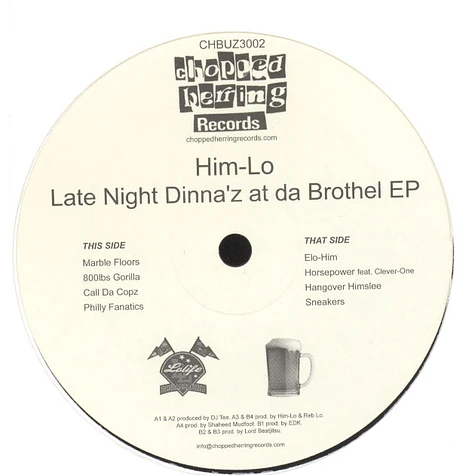 Him-LO - Late Night Dinna'z At Da Brothel EP