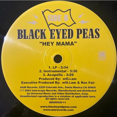 Black Eyed Peas - Lets Get Retarded / Hey Mama