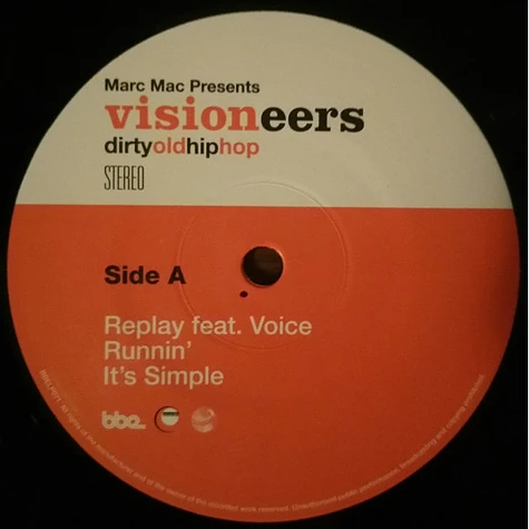 Marc Mac Presents Visioneers - Dirty Old Hip Hop