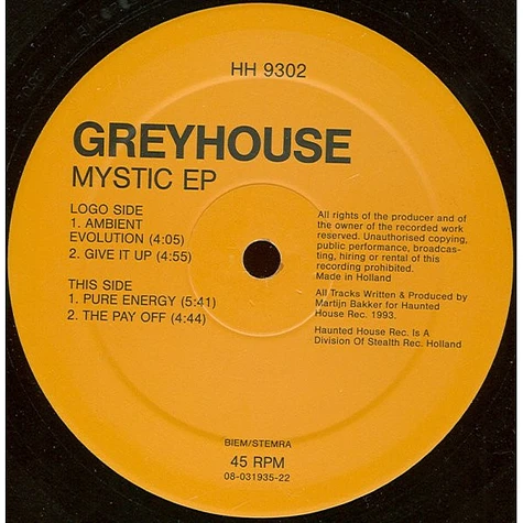 Greyhouse - Mystic EP