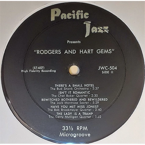 V.A. - Rodgers & Hart Gems