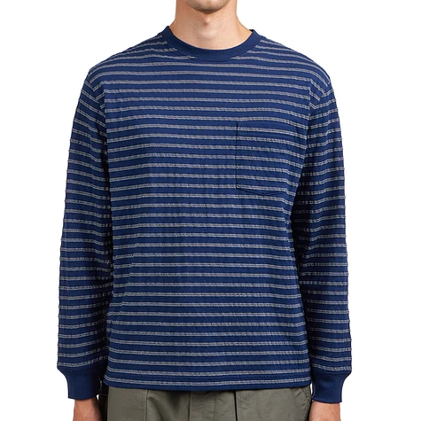 Beams Plus - Pocket Tee Jacquard Stripe