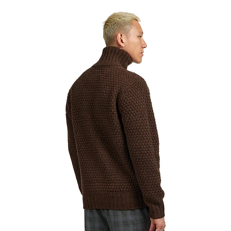 Beams Plus - Full Zip Style Popcorn Pattern