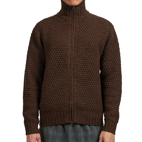 Beams Plus - Full Zip Style Popcorn Pattern