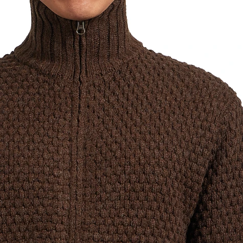 Beams Plus - Full Zip Style Popcorn Pattern