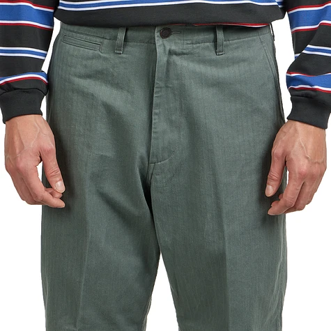 Beams Plus - Mil Trousers Herringbone (Sage) | HHV