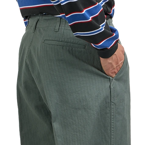 Beams Plus - Mil Trousers Herringbone (Sage) | HHV