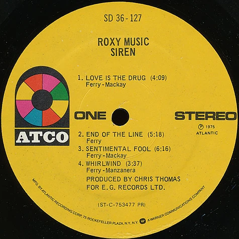 Roxy Music - Siren