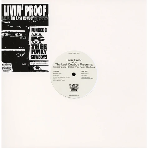 Livin’ Proof aka The Last Cowboy (Prod. J Dilla) - Funky Cowboys EP Volume 1