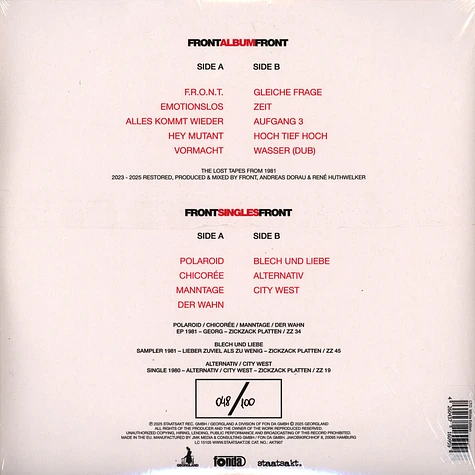 Front - Album HHV Exclusive White Vinyl Edition