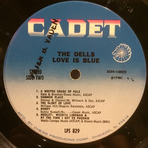 The Dells - Love Is Blue