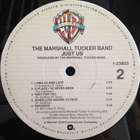 The Marshall Tucker Band - Just Us