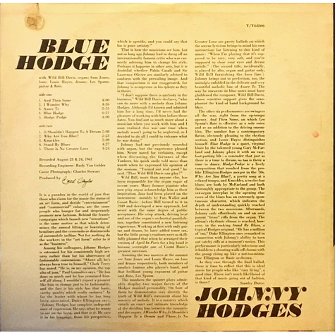 Johnny Hodges - Blue Hodge