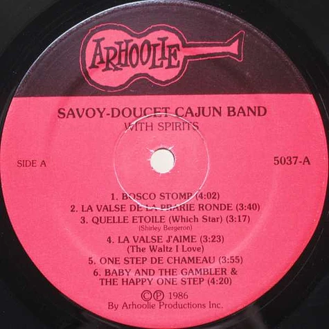 Savoy-Doucet Cajun Band - With Spirits