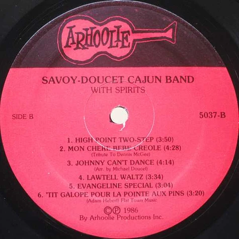 Savoy-Doucet Cajun Band - With Spirits