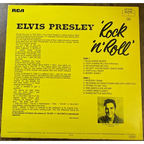 Elvis Presley - Rock 'n' Roll