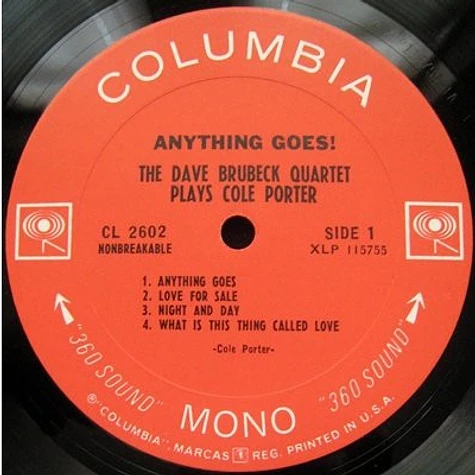 The Dave Brubeck Quartet - Anything Goes! The Dave Brubeck Quartet Plays Cole Porter