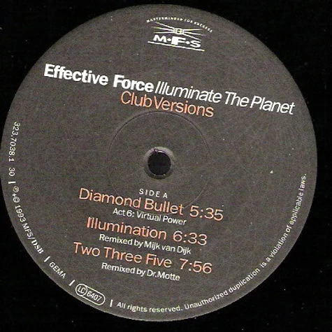 Effective Force - Illuminate The Planet (Club Versions)