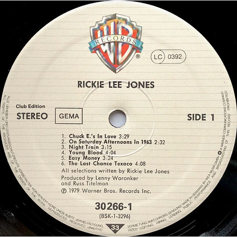 Rickie Lee Jones - Rickie Lee Jones